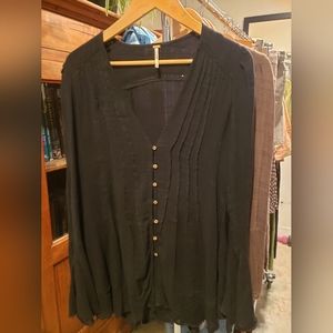 Free People pintuck tunic